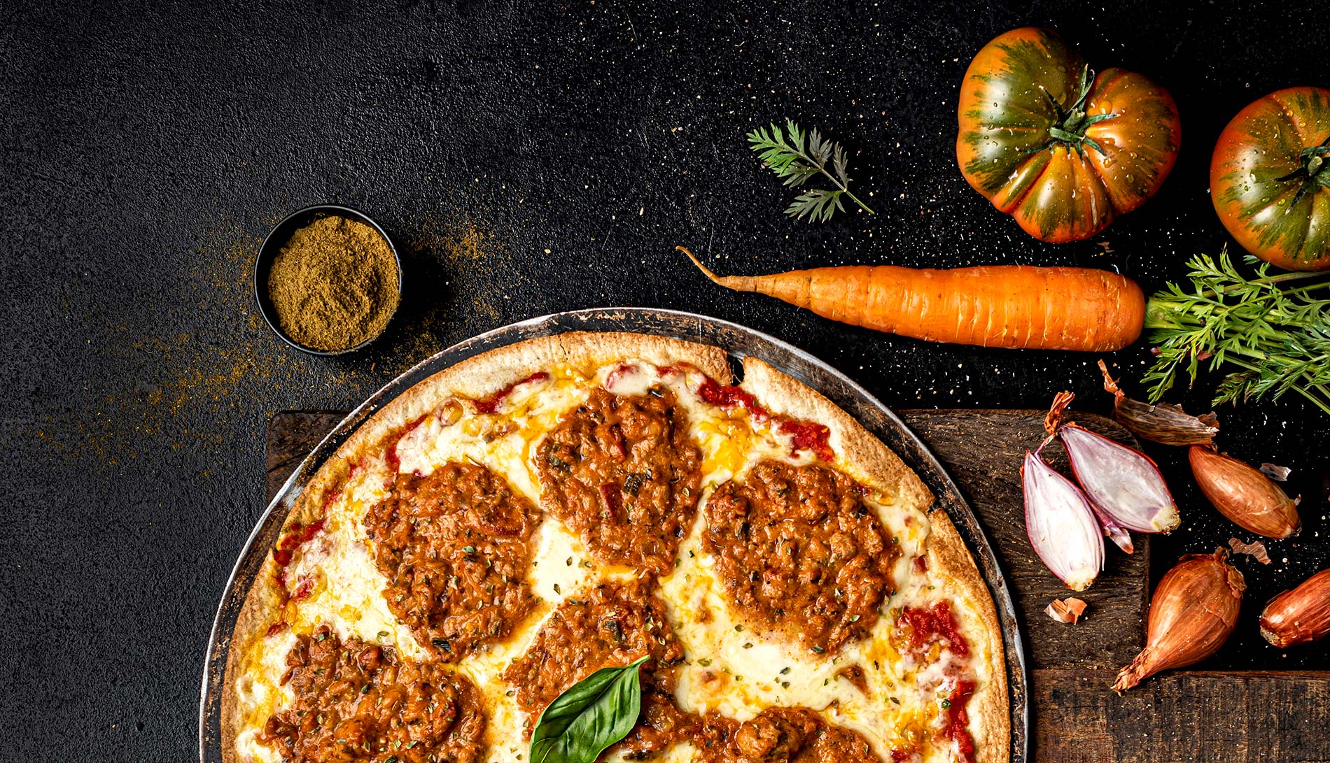 Rustic Restaurant Roman Pizza